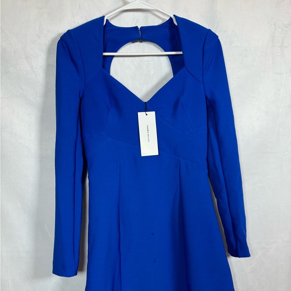 Karen Millen Dresses, Women Blue Midi Dress - Picture 3 of 8